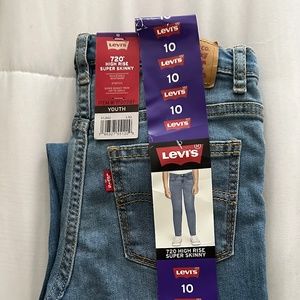 720 HIGH RISE SUPER SKINNY YOUTH size 10